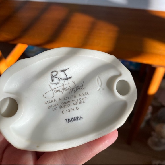 Vintage Enesco Johnathon & David Precious Moments Make A Joyful Noise Figurine - Picture 5 of 5